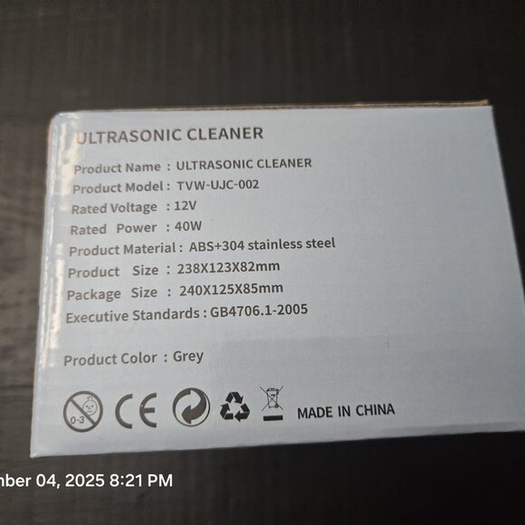 Woodcrest and Maple Ultrasonic Cleaner - Picture 2 of 4